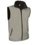 gilet in softshell verde militare VATUNDRA.BE