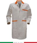 camice da lavoro bicolore 100% cotone made in Italy RUBICOLOR.CAM.BIA