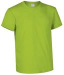 T-shirt girocollo a manica corta colore Verde mela VABIKE.VEM