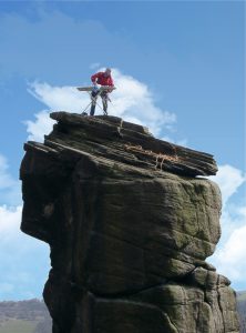 Extreme Ironing: ironing shirts in improbable places
