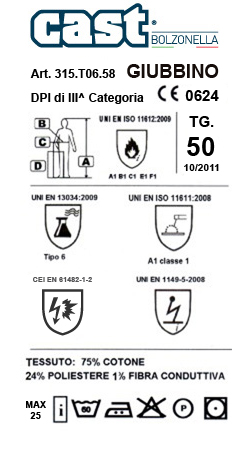 Etichetta certificazione