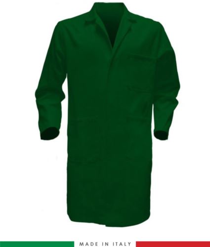 Camice da uomo colore verde made in Italy 100% cotone