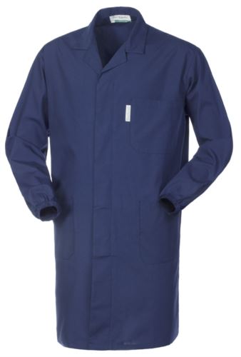 Camice da uomo da uomo blu navy con bottoni coperti