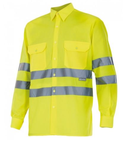 Camicia alta visibilità manica corta
