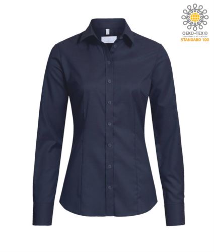 Camicia donna 37.5 blu navy