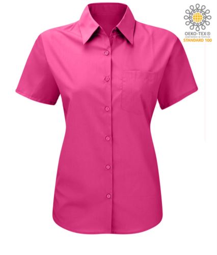 Camicia da lavoro colore fucsia modello da donna