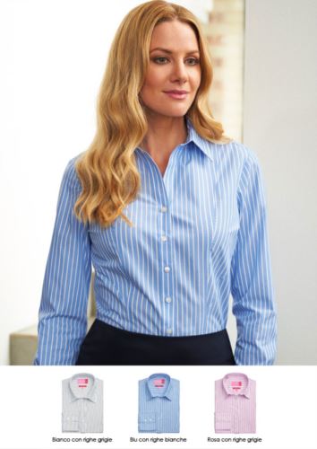 Camicia in Poliestere e cotone in tessuto easy iron. Ideale per receptionist, hostess, hotellerie. Vendita all'ingrosso. Ottieni un preventivo gratuito.