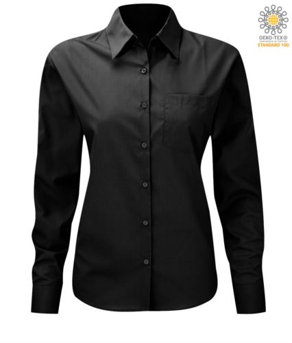 Camicia da divisa elegante colore nero