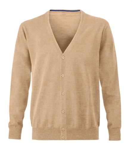 Cardigan uomo scollo a V