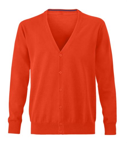 Cardigan uomo scollo a V