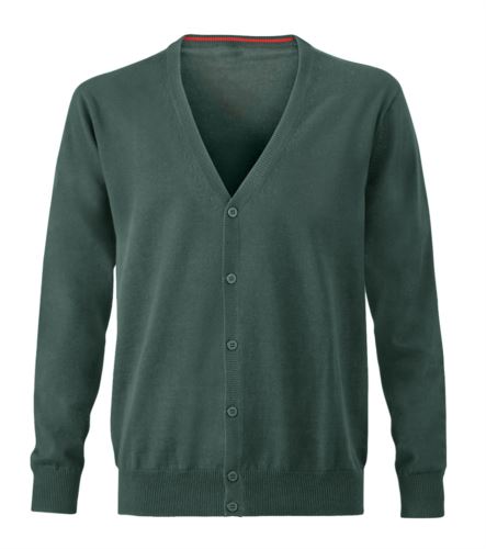 Cardigan uomo scollo a V