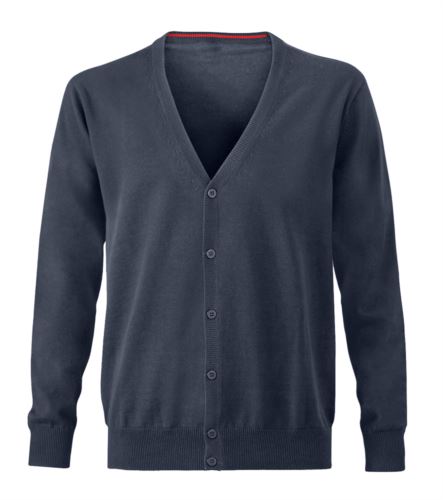 Cardigan uomo scollo a V