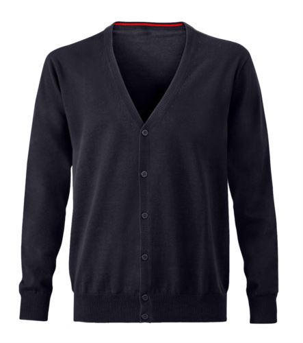 Cardigan uomo scollo a V