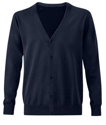 cardigan elegante french navy uomo