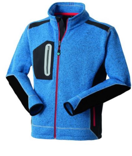 Felpa Knitted fleece unisex azzurro royal