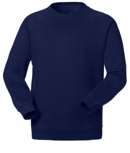 Felpa da lavoro colore blu navy personalizzabile con logo, ricami divise da lavoro, felpe professionali Svizzera, abbigliamento da lavoro