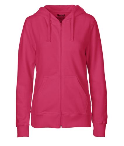 Felpa Hoodie con zip lunga
