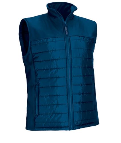 Gilet da lavoro imbottito blu navy