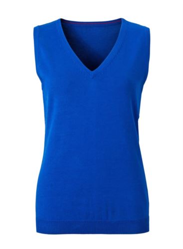 Gilet donna in maglina blu royal