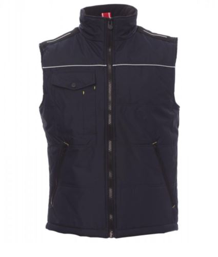 Gilet imbottito blu navy