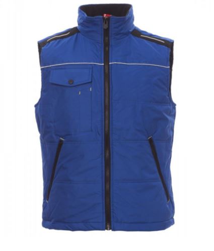 Gilet imbottito azzurro royal