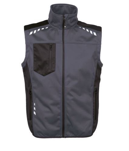 Gilet impermeabile grigio