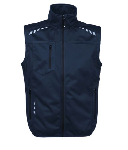 Gilet impermeabile blu navy