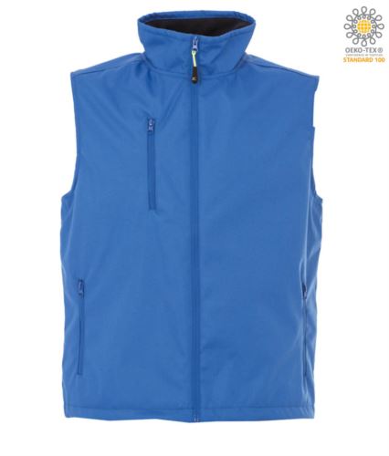 Gilet in nylon 400d azzurro royal