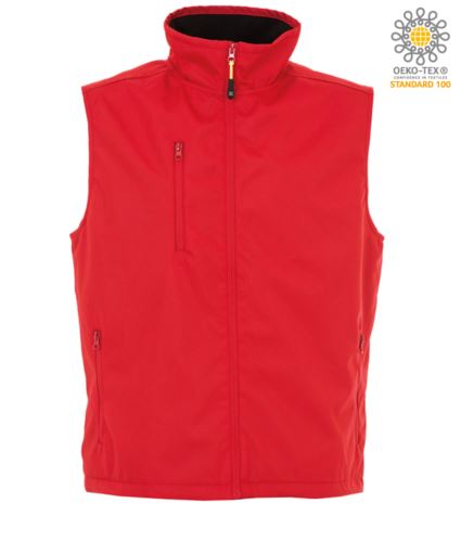 Gilet in nylon 400d rosso