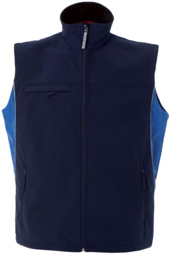 Gilet softshell bicolore