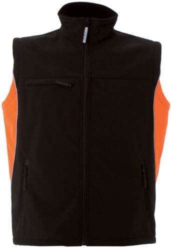 Gilet softshell bicolore