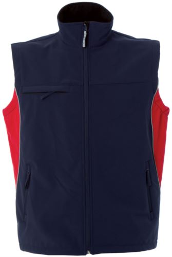 Gilet softshell bicolore