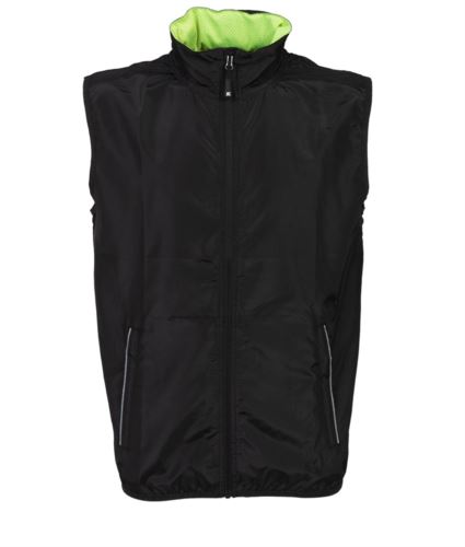 Gilet uomo impermeabile nero