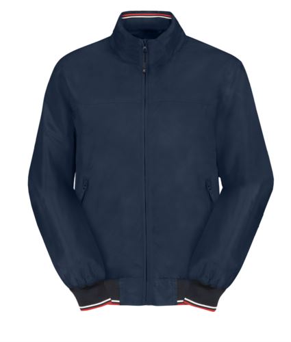 Giubbino blu navy e rosso