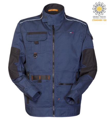 Giubbino da lavoro blu navy/nero