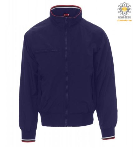 Giubbino sfoderato blu navy