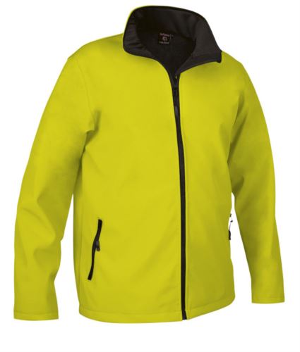 Giubbino in softshell giallo