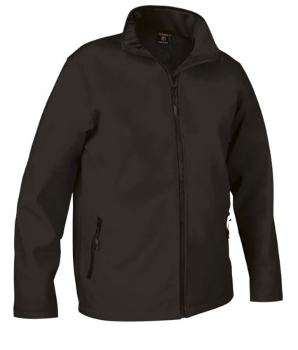 Giubbino in softshell nero