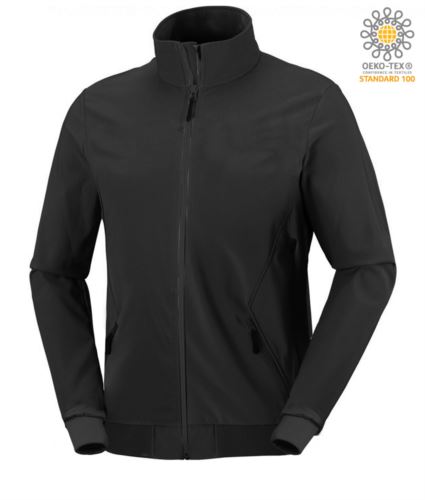 Giubbotto in softshell nero