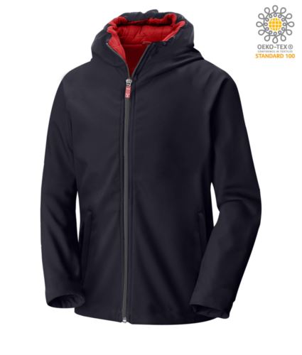 Giubbotto Softshell blu navy