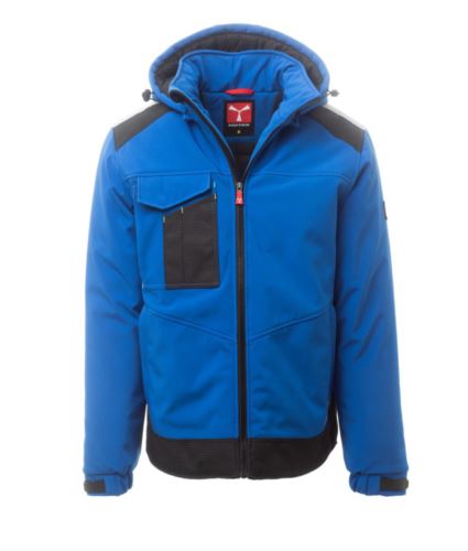 Giubbotto Softshell imbottito Azzurro Royal/Nero