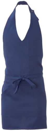 Grembiule con tascone unico centrale, colore Blu Navy