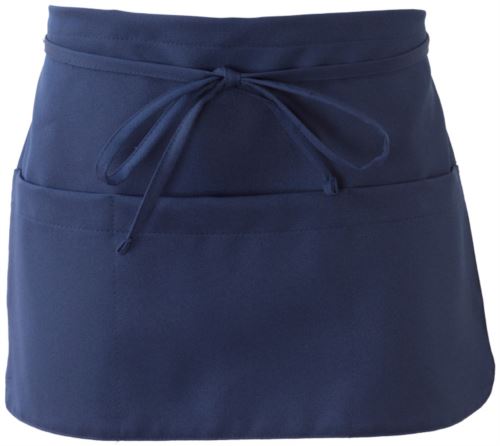 Grembiule con chiusura con laccio, colore blu navy