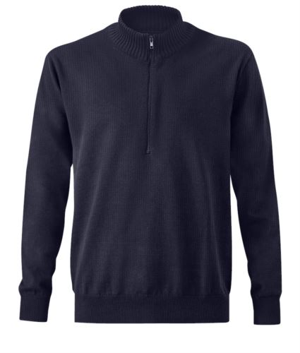 Maglione pesante multi pro, mezza zip, polsini e fondo maglia elasticizzati, certificata EN 1149-5, EN 11612: 2009, EN ISO 340: 2004, maglione ignifugo, maglione antistatico