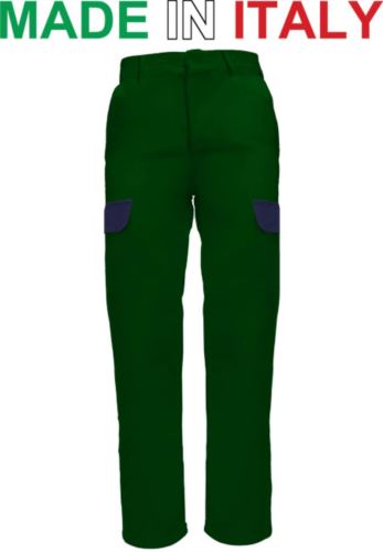 Pantaloni da lavoro bicolore verde, abbigliamento da lavoro giardiniere, pantaloni per giardiniere