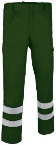 Pantalone multitasche con bande rinfrangenti