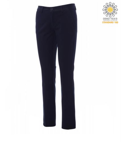 Pantaloni elasticizzati donna blu navy