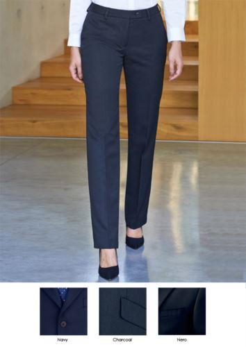 Pantalone elegante da donna in Poliestere e viscosa, con grammatura a 390 gr/mq . Ideale per receptionist, hostess, hotellerie.