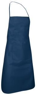 Parannanza in TNT con tasca, misura 87x60 cm. Colore blu navy