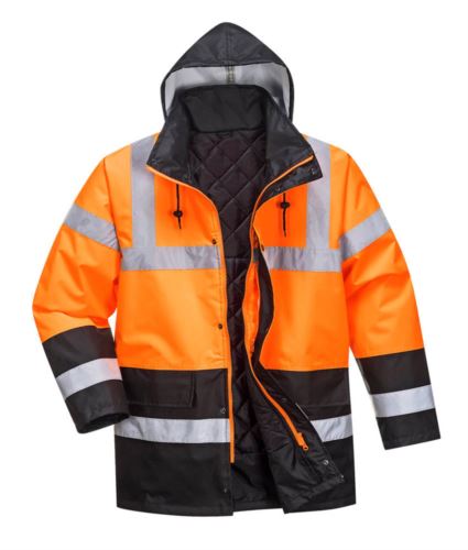Parka alta visibilità bicolore